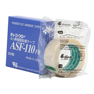 Băng keo chịu nhiệt PTFE Chukoh ASF-110 0.23mmx25mmx10M
